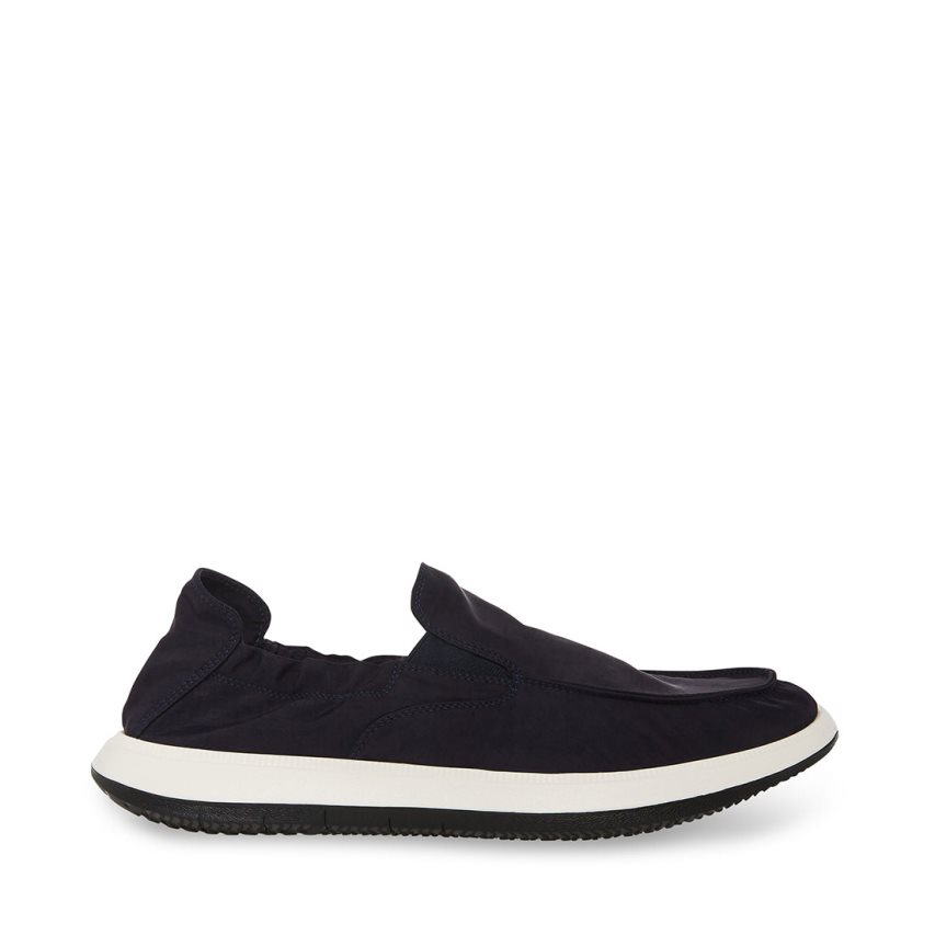 Navy Steve Madden Sonny Men\'s Loafers | PH 9351KHB